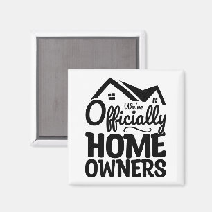 We zijn officieel huiseigenaren Cool Family House Magneet