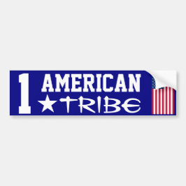 We zijn ONE American Tribe Bumpersticker