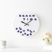 "WE ZIJN OP ***BEACH TIME*** MET DEZE KOOLSLOT GROTE KLOK (Huis)