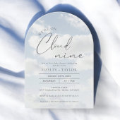 We zijn op Cloud 9 Baby Shower Boog Kaart