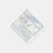 We zijn op Cloud 9 Baby Shower Servet (Hoek)