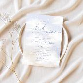 We zijn op Cloud 9 Dreamy Clouds Baby shower Kaart