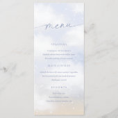 We zijn op Cloud 9 Dreamy Clouds Menu Kaart (Voorkant)