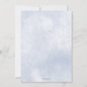 We zijn op Cloud Nine Baby Boy Baby shower Kaart (Achterkant)