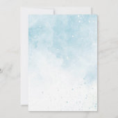 We zijn op Cloud Nine Baby shower (Boy) Kaart (Achterkant)