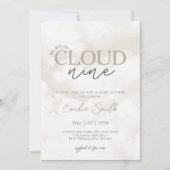 We zijn op Cloud Nine Baby shower Kaart (Voorkant)