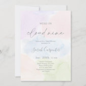 We zijn op Cloud Nine Baby shower Kaart (Voorkant)