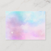 We zijn op Cloud Nine Baby shower Luier Raffle Informatiekaartje (Achterkant)