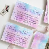 We zijn op Cloud Nine Baby shower Luier Raffle Informatiekaartje