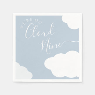 We zijn op Cloud Nine Baby shower servet