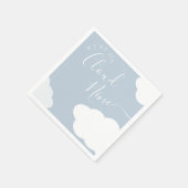 We zijn op Cloud Nine Baby shower servet (Hoek)