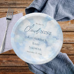 We zijn op Cloud Nine Blue Boy Baby shower Papieren Bordje<br><div class="desc">Welkom op ons "We Are On Cloud Nine Blue Boy Baby shower" collectie, waar elk stuk is ontworpen om uw viering van de aanstaande komst van uw kleintje te verheffen. Dit collectie vat de essentie van vreugde en anticipatie met zijn dromerige, grillige thema. Stel je voor dat je zweeft temidden...</div>
