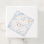 We zijn op Cloud Nine Boy Baby Shower Bedankjes Labels (In situ)
