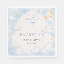 We zijn op Cloud Nine Boy Baby Shower