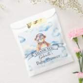 We zijn op Cloud Nine  Boy Beer Baby shower Bedankzakje (Gezegeld)