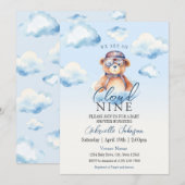 We zijn op Cloud Nine  Boy Beer Baby shower Kaart (Voorkant / Achterkant)