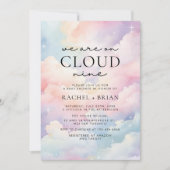 We zijn op Cloud Nine Dreamy Sky Baby shower Kaart (Voorkant)