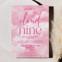We zijn op Cloud Nine Pink Clouds Baby shower