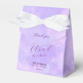 We zijn op Cloud Nine Tender Baby shower Bedankdoosjes (Voorkant Zijde)