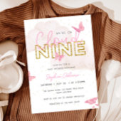 We zijn op Cloud Nine Vlinders Meisje Baby shower Kaart