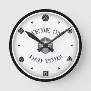 We zijn op D & D tijd - GRIJS Ronde Klok