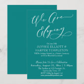 We zijn op het punt van de opkomst, eenvoudige Bla Kaart (Voorkant / Achterkant)