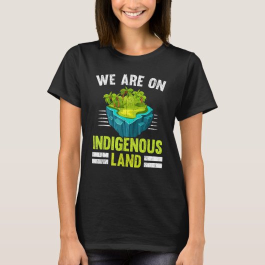 We zijn op inheemse grond inheemse Amerikaanse inh T-shirt (Voorkant)