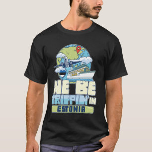 We zijn op reis in Estland Familie Vakantie Travel T-shirt