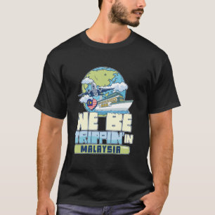 We zijn op reis in Maleisië familie vakantie reize T-shirt