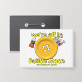 "We zijn op weg naar Button Moon" - Retro TV Nosta (Voorkant / Achterkant)