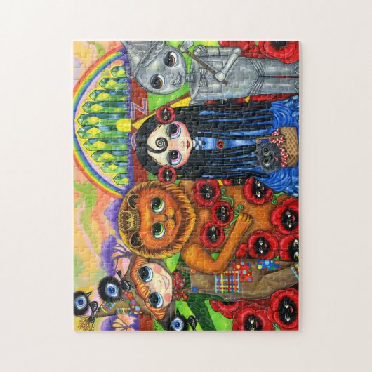 We zijn op weg naar grote oogpoppen legpuzzel (Verticaal)