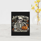 We zijn op zoek naar de Halloween Skeleton Coffee Kaart (Gele Bloem)