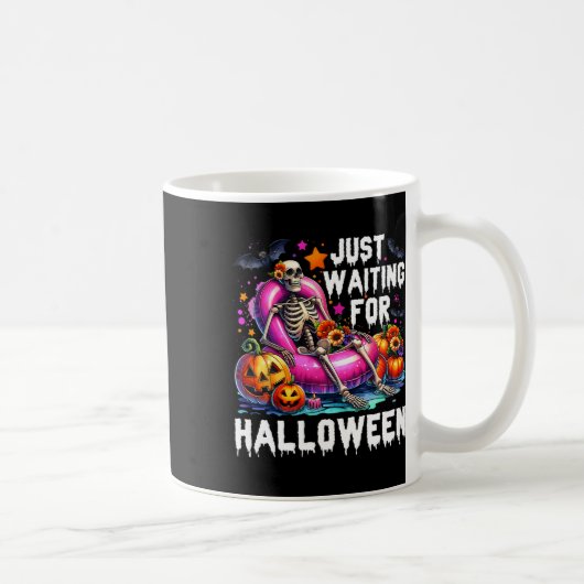 We zijn op zoek naar Halloween Skeleton Spooky Vib Koffiemok (Rechts)