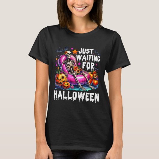 We zijn op zoek naar Halloween Skeleton Spooky Vib T-shirt (Voorkant)