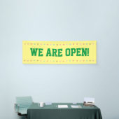 We zijn open banner (Beurs)