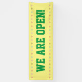 We zijn open banner (Verticaal)