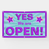 We zijn OPEN Banner (Horizontaal)