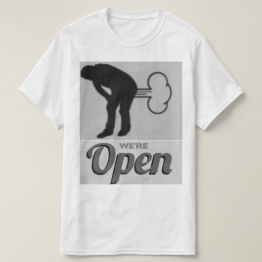 We zijn open t-shirt (Design voorkant)