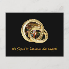 We zijn opgesloten in Fabulous Las Vegas "Wedding  Aankondigingskaart