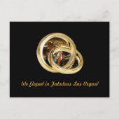 We zijn opgesloten in Fabulous Las Vegas "Wedding  Aankondigingskaart (Voorkant)