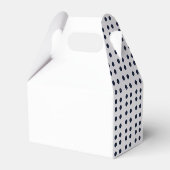 We zijn over de maan baby shower blauw bedankdoosjes (Achterkant)