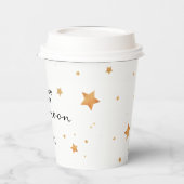 "We zijn over de maan" baby shower papieren bekert Bekers (Links)