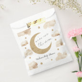 We zijn Over De Maan Boho Hemelse Baby Shower Bedankzakje (Gezegeld)