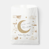We zijn Over De Maan Boho Hemelse Baby Shower Bedankzakje (Voorkant)
