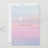 We zijn over de Maan Genderkwesties die Roze Blauw Kaart (Achterkant)