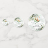 We zijn over de maan genderneutrale teddybeer confetti (Achterkanten)