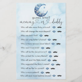 We zijn over de maan jongen douche "raad eens wie"