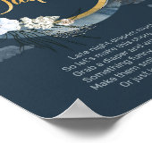 We zijn over de maan Late Night Luiers spel teken Poster (Hoek)