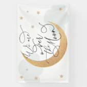 We zijn over de maan spandoek (Verticaal)