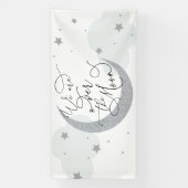 We zijn over de maan spandoek (Verticaal)